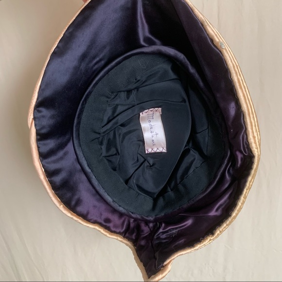 Vintage Chic Rolled Silk Pink Hat main image 8